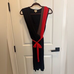Ella Moss Intimates Black & Red Wrap Dress